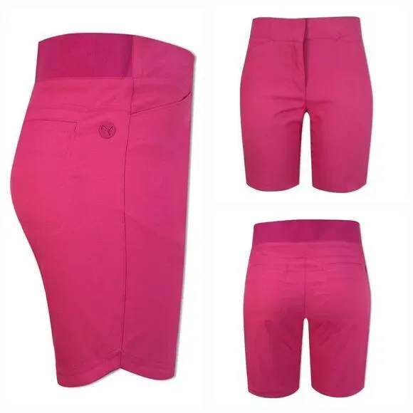 🔸️NWT Puma Festival Fuchsia UPF 50+ Sun Protection Bermuda Shorts Small